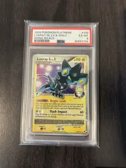 Pokemon Luxray GL Lv.X 109/111 Rising Rivals Holo 2009 PSA 6 - Image 2