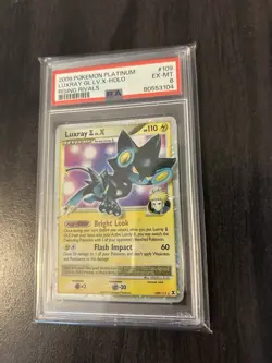 Pokemon Luxray GL Lv.X 109/111 Rising Rivals Holo 2009 PSA 6 - Image 3