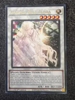 Yugioh Garden Rose Flora MP22-EN078 Rare 1st Edition Near Mint - Image 1
