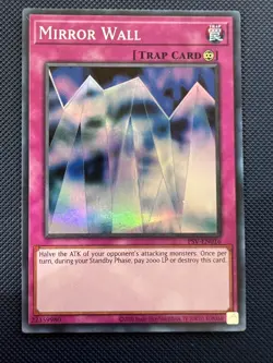 Yugioh Mirror Wall PSV-EN016 Super Rare NM - Image 1