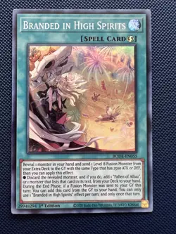 Yugioh Branded in High Spirits BODE-EN055 Super Rare 1st Edition NM - Image 1