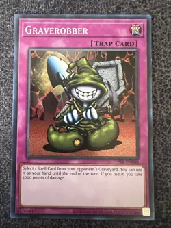 Yugioh Graverobber PSV-EN008 Super Rare Unlimited Edition NM - Image 1