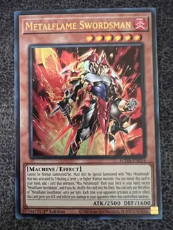 Yugioh Metalflame Swordsman SUDA-EN014 Ultra Rare 1st Edition NM - Image 1