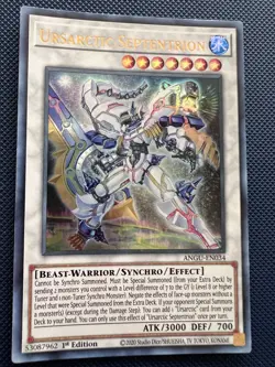 Yugioh Ursarctic Septentrion ANGU-EN034 Ultra Rare 1st Edition NM - Image 1