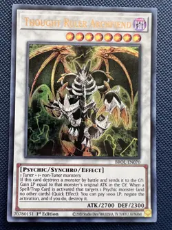 Yugioh Thought Ruler Archfiend BROL-EN070 Ultra Rare 1st Edition NM - Image 1