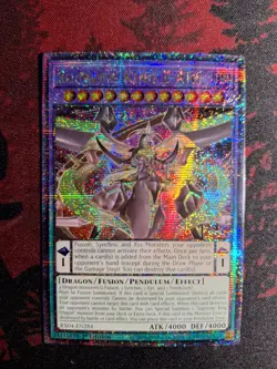 Yugioh - Supreme King Z-ARC Quarter Century Secret Rare RA04-EN284 NM - Image 1