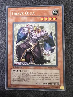 Yugioh Grave Ohja TLM-EN017 Rare 1st Edition NM - Image 1