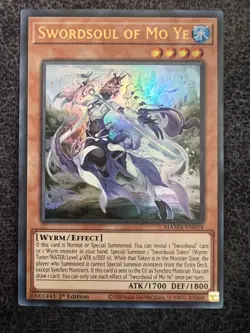 Yugioh Swordsoul of Mo Ye MAMA-EN034 Ultra Rare 1st Edition Near Mint - Image 1