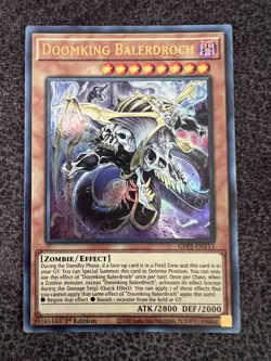 Yugioh Doomking Balerdroch GFP2-EN113 Ultra Rare 1st Edition NM - Image 1