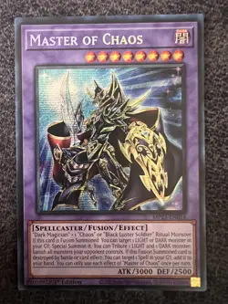 Yugioh Master of Chaos MP23-EN018 Prismatic Secret Rare 1st Edition NM - Image 1