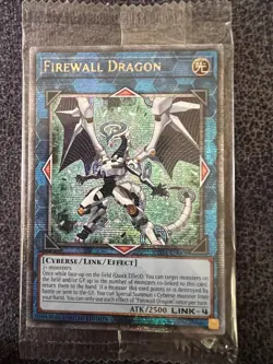 Yugioh Firewall Dragon TN23-EN008 Quarter Century Secret Rare Limited Edition NM - Image 1