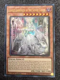 Yugioh Lovely Labrynth of the Silver Castle TAMA-EN014 Ultra Rare 1st Edition NM - Image 1