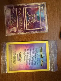 Pokemon Ancient Mew Holofoil Promo Card Unopened AND extra card! - Image 1