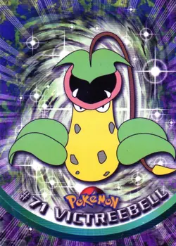 Pokemon #71 Victreebell Card Topps TV Animation Edition Series - Image 1