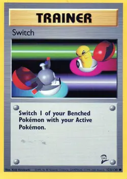 Pokemon Switch Card Trainer 123/130 Base Set - Image 1