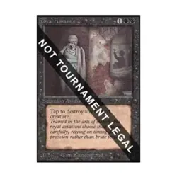 WOTC MtG Collector's Ed Royal Assassin (CE) (R) NM - Image 1