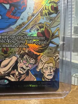 Feed the Swarm Foil Borderless Spider-Man Marvel Universe (MAR) MTG - Image 3