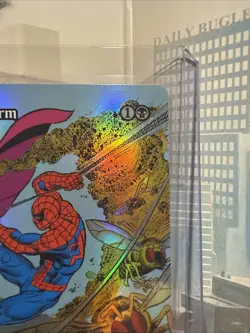 Feed the Swarm Foil Borderless Spider-Man Marvel Universe (MAR) MTG - Image 4