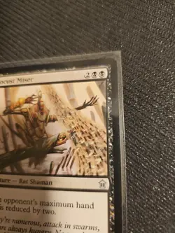 1x Locust Miser Light Play, English Saviors of Kamigawa MTG Magic LP - Image 4