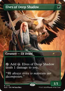 MTG - Elves of Deep Shadow - SLD 1710 - Secret Lair Julie Bell - Rare - Magic - Image 1