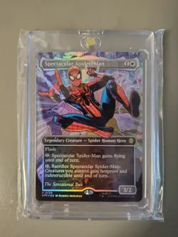 Spectacular Spider-Man (0239) (Borderless) (Textured Foil) MTG - Image 1