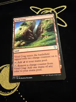 Vivid Crag Commander 2017 Regular MTG NM - Image 1