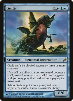 Guile Lorwyn HEAVILY PLD Blue Rare MAGIC THE GATHERING MTG CARD ABUGames - Image 1