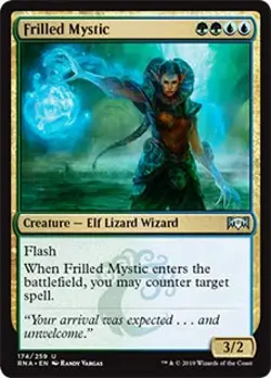 Frilled Mystic Ravnica Allegiance PLD Blue Green Uncommon MTG CARD ABUGames - Image 1