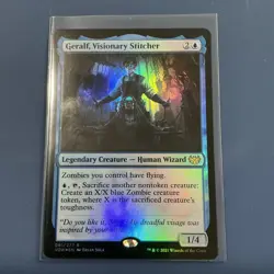 Geralf, Visionary Stitcher #61 (Foil) (NM) Crimson Vow VOW Magic MTG - Image 1