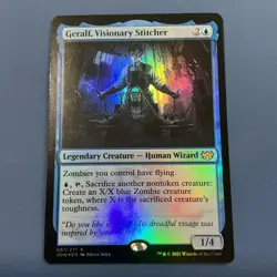 Geralf, Visionary Stitcher #61 (Foil) (NM) Crimson Vow VOW Magic MTG - Image 2