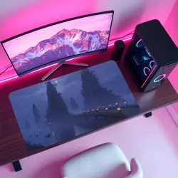 Kamigawa Island MTG Playmat Lantern Bridge Fantasy Desk Mat - Image 4