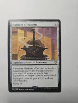 Hammer of Nazahn Commander 2017 Regular MTG Magic the Gathering - Image 1