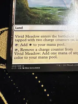Vivid Meadow #293 (NM) Commander 2017 C17 Magic MTG - Image 2