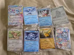 Pokemon 2025 Holiday Calendar Stamped Promo Set Sealed - Complete 8 Card Set - Image 1