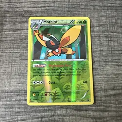 Pokemon XY - Fates Collide #4/124 Mothim Reverse Holo - Image 1