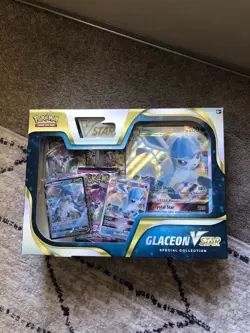 POKEMON TCG GLACEON V STAR Special Collection Box | Factory Sealed - Image 1