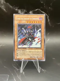 Yugioh! Gorz The Emissary Of Darkness RP02-EN000 (2025 Reprint) Secret Rare - Image 1