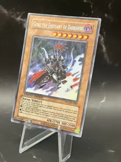 Yugioh! Gorz The Emissary Of Darkness RP02-EN000 (2025 Reprint) Secret Rare - Image 3