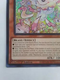 Mulcharmy Meowls SUDA-EN025 Secret Rare Yugioh 1st Edition - Image 3