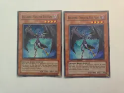 Yugioh Blackwing - Shura the Blue Flame RGBT-ENPP2 Limited Edition X 2 - Image 1