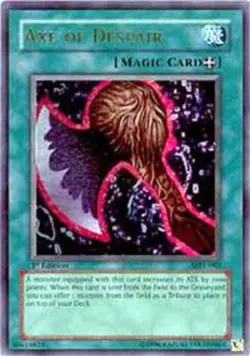 Lightly Played Axe of Despair - MRL-002 - Ultra Rare - 1st Edition - YuGiOh - Image 1