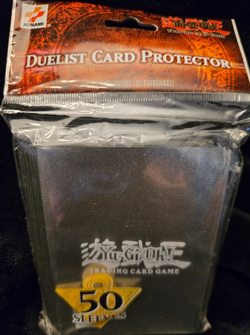 Yugioh Duelist Card Protector Metallic Silver Sealed brand new Konami 50 Sleeves - Image 1