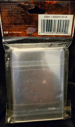Yugioh Duelist Card Protector Metallic Silver Sealed brand new Konami 50 Sleeves - Image 3
