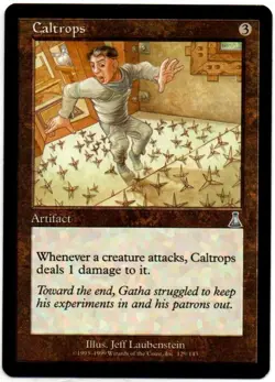 Magic Urza's Destiny 1999 - #129/143 Caltrops Uncommon TCG Card - Image 1