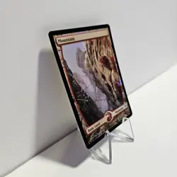 MTG FOIL Mountain 245 Full Art - Zendikar Card # 245 - Image 2