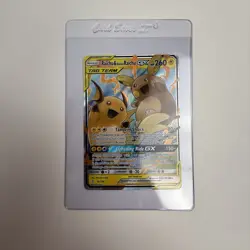 Pokemon TCG Raichu & Alolan Raichu GX Unified Minds Card 54/236 - Image 3