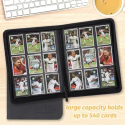 Foalgo 9 Pocket Card Binder, Premium Zip Trading Card Binder, 540 Double Side... - Image 5