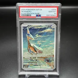 PSA 10 Skarmory 209/191 IR Surging Sparks SSP Pokemon Card GEM MINT - Image 4