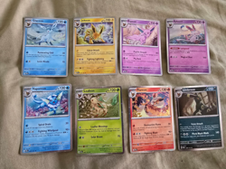 Prismatic Evolutions 8 Cosmos Promo Cards - Costco Mini Tin Promos Set Lot Holo - Image 1