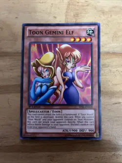 Toon Gemini Elf BP01-EN128 X 1 Near Mint Common yugioh card Near Mint YUGIOH - Image 1